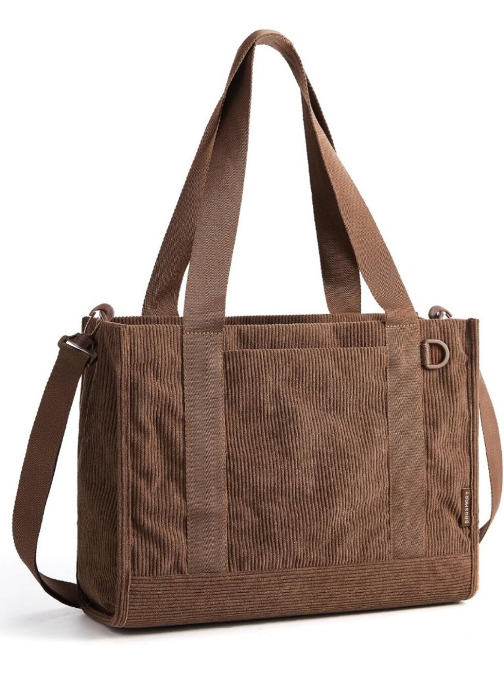 Stylish Corduroy Tote Bag for Women | Small Laptop Handbag for College & Work